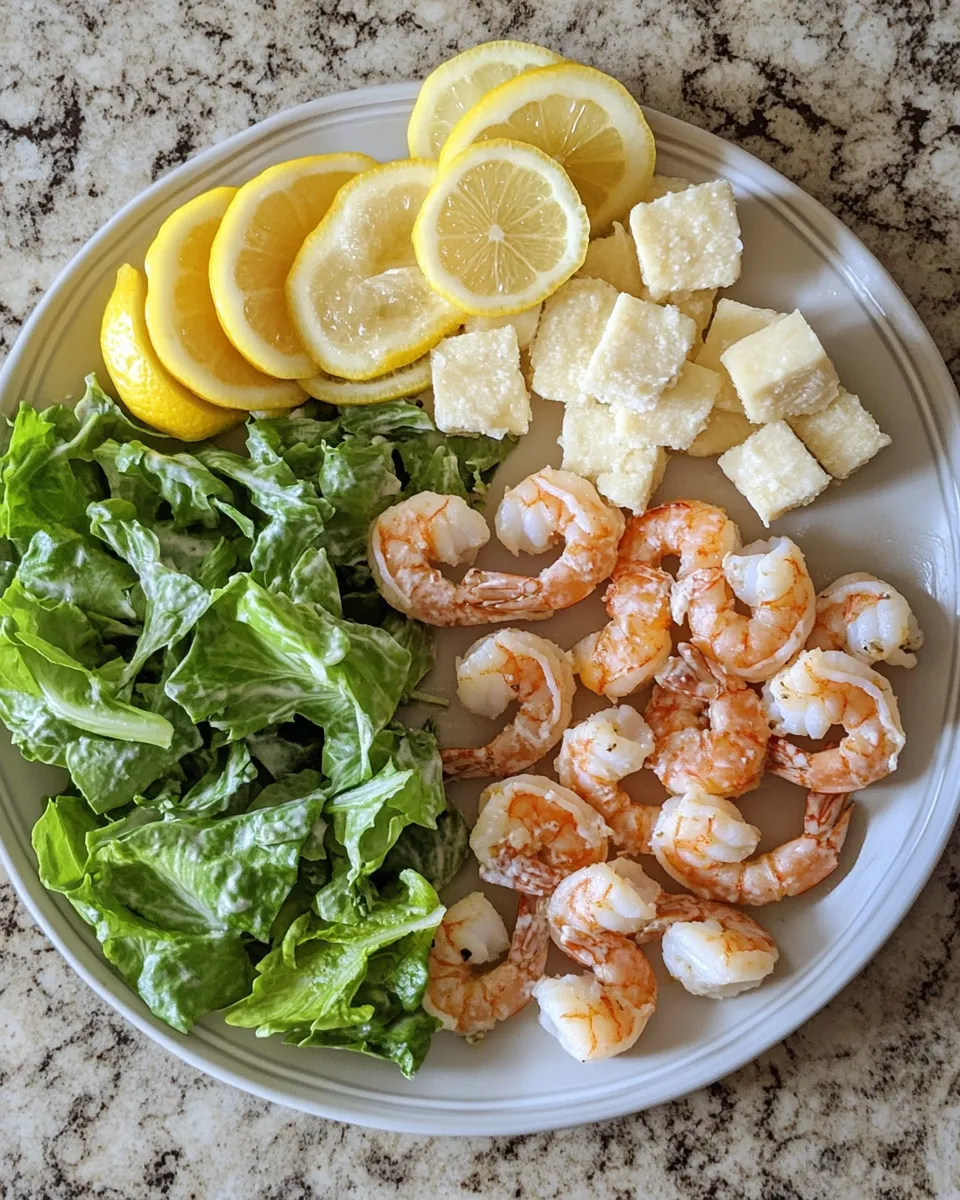 Ingredients for Shrimp Caesar Salad Recipe: A Fresh Twist on a Classic Favorite