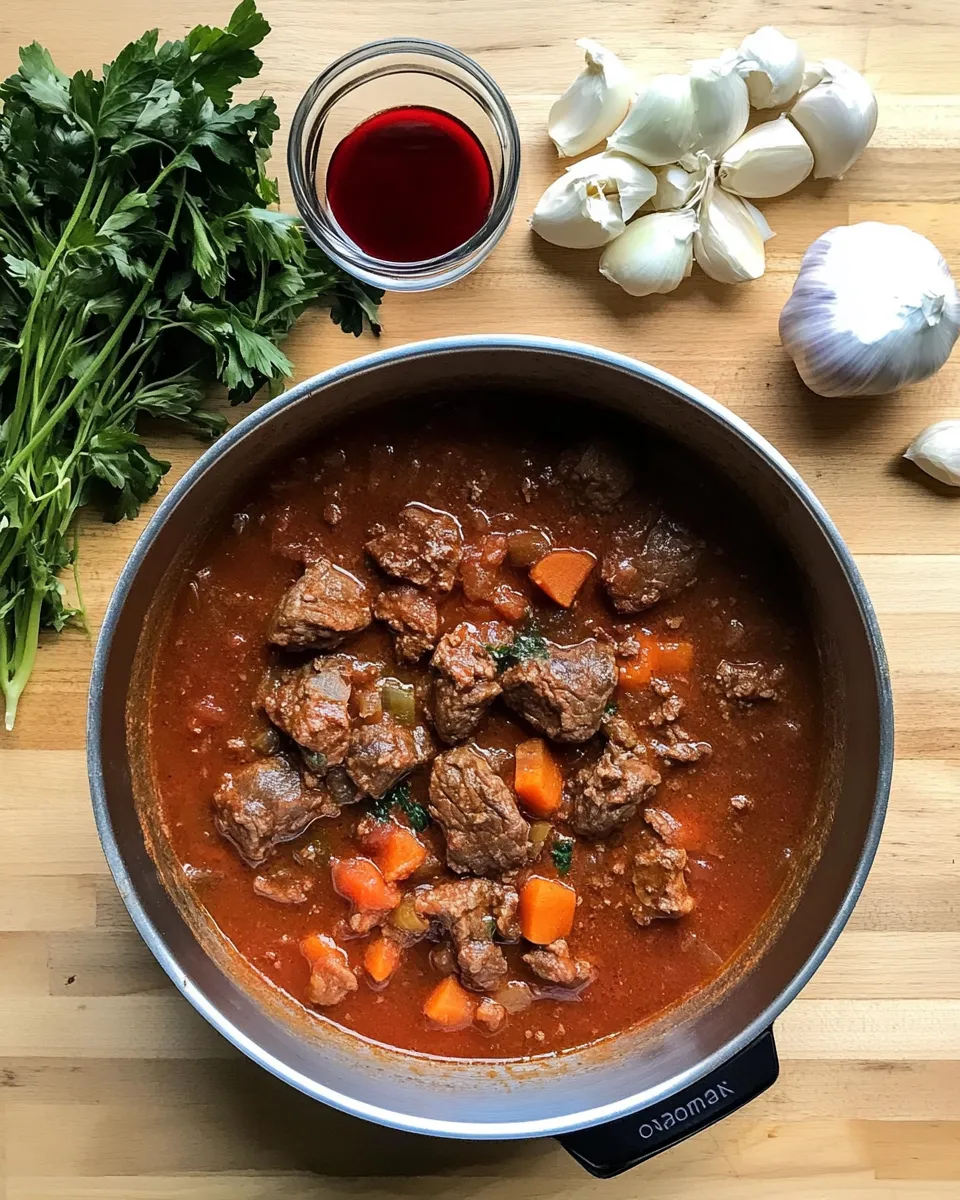Ingredients for Savory Secrets of Slowly Simmered Beef Ragu: A Comfort Food Classic