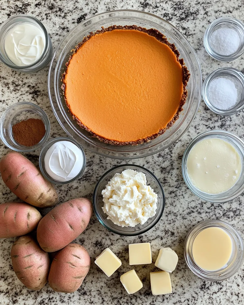 Ingredients for Heavenly Southern Sweet Potato Cobbler: A Slice of Comfort in Every Bite