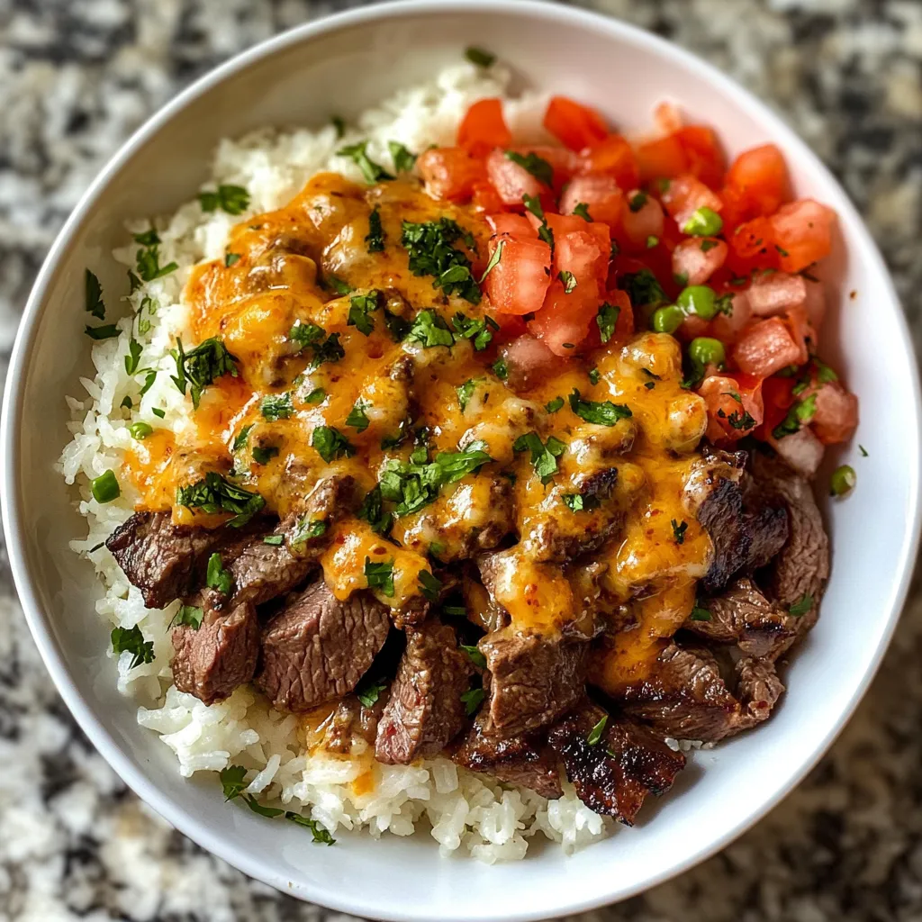 Photo of featured for Savor the Flavor: Irresistible Steak Queso Rice for Your Next Meal