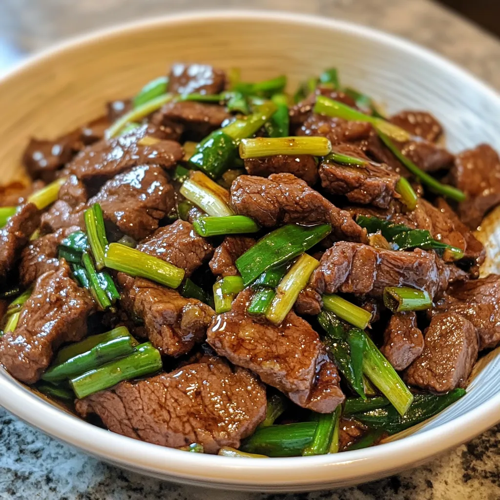 Photo of featured for Savor the Flavor: Irresistible Stir-Fried Beef and Scallions Delight