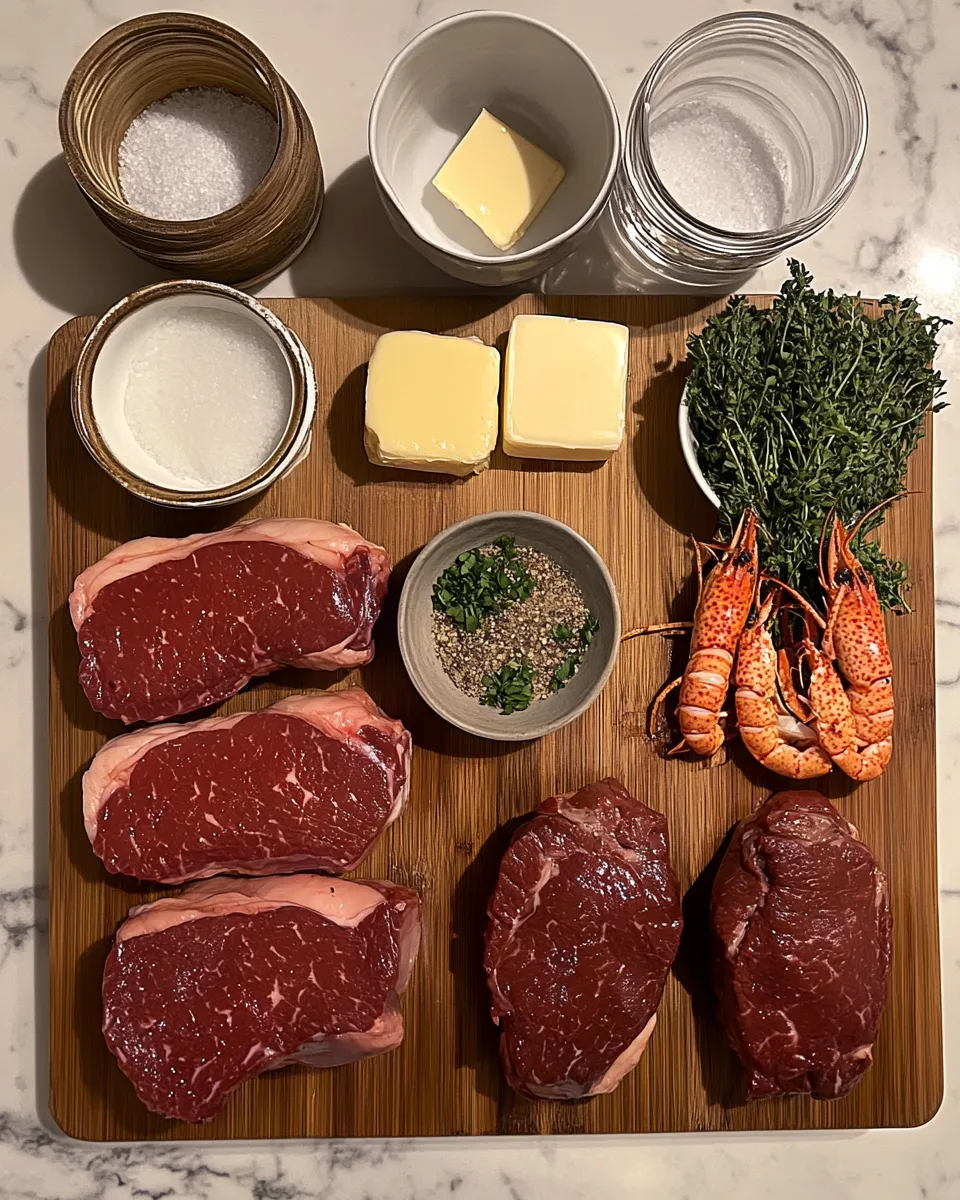 Ingredients for Savor the Perfect Pair: Unleashing the Delight of Surf and Turf with Steak and Lobster