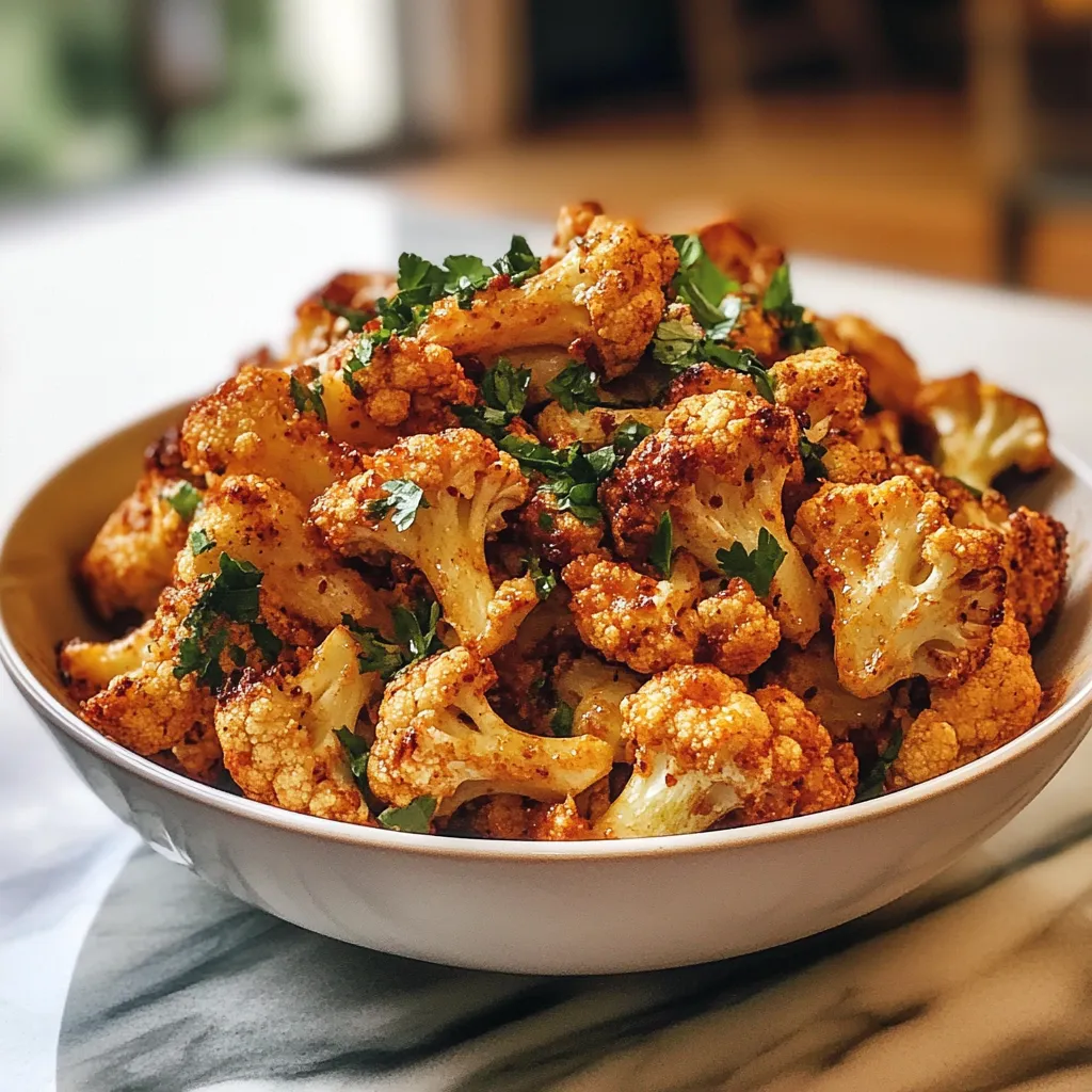 Photo of featured for Ignite Your Taste Buds with Sweet and Spicy Baked Cauliflower
