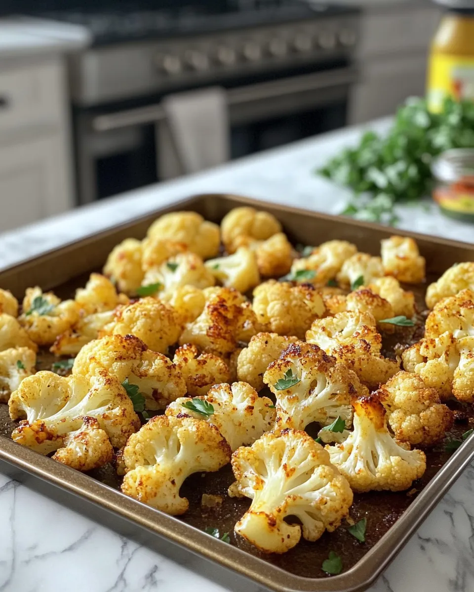 Ingredients for Ignite Your Taste Buds with Sweet and Spicy Baked Cauliflower