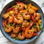 Photo of featured for Irresistibly Zesty: Sweet Chili Shrimp with Bell Peppers Delight