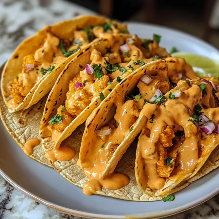 Photo of featured for Indulge in Flavor: Taco Shells Drenched in Irresistible Creamy Cheese Sauce