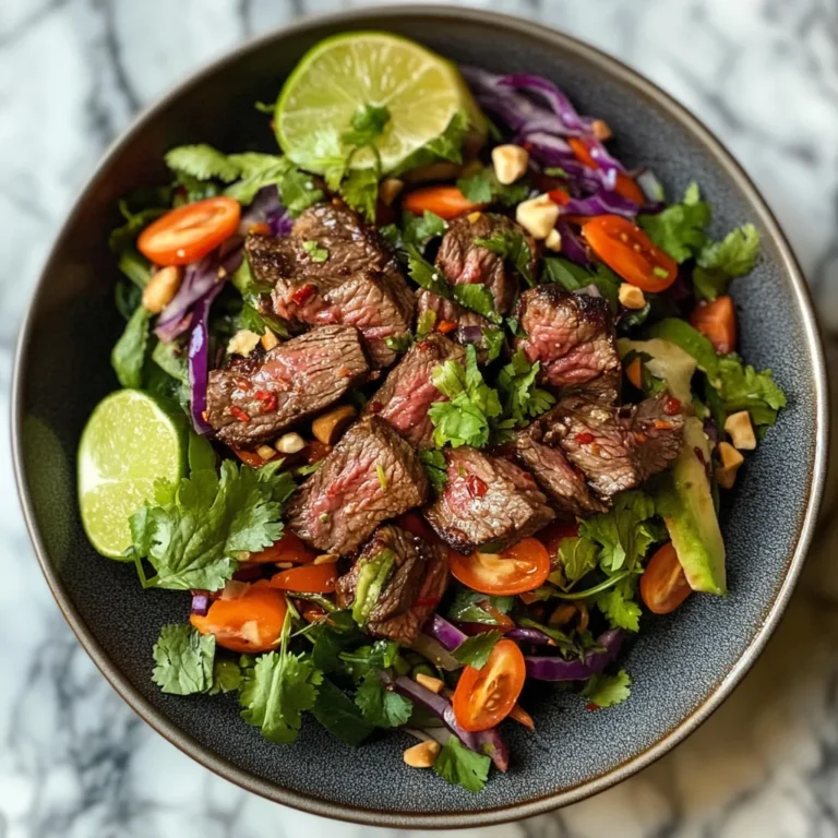 Photo of featured for Savor the Flavor: Thai-Style Grilled Steak Salad Delight