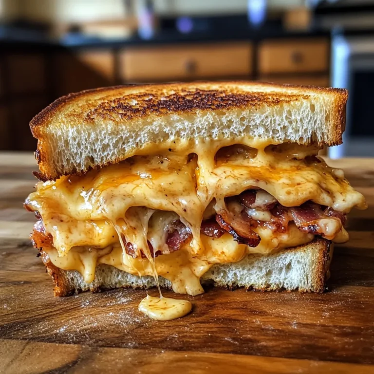 Photo of featured for Indulge in the Ultimate Comfort: The Irresistible Triple Cheese Bacon Melt