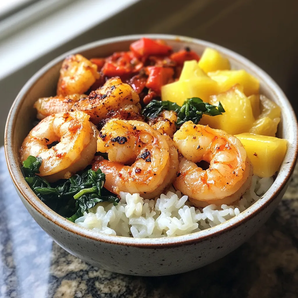 Photo of featured for Savor the Sunshine: Delight in a Tropical Shrimp Rice Bowl
