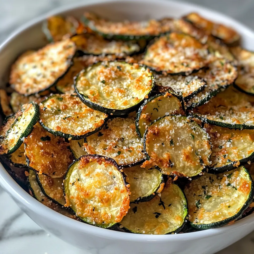 Photo of featured for Crispy Zucchini Chips with Parmesan: A Guilt-Free Snack Delight