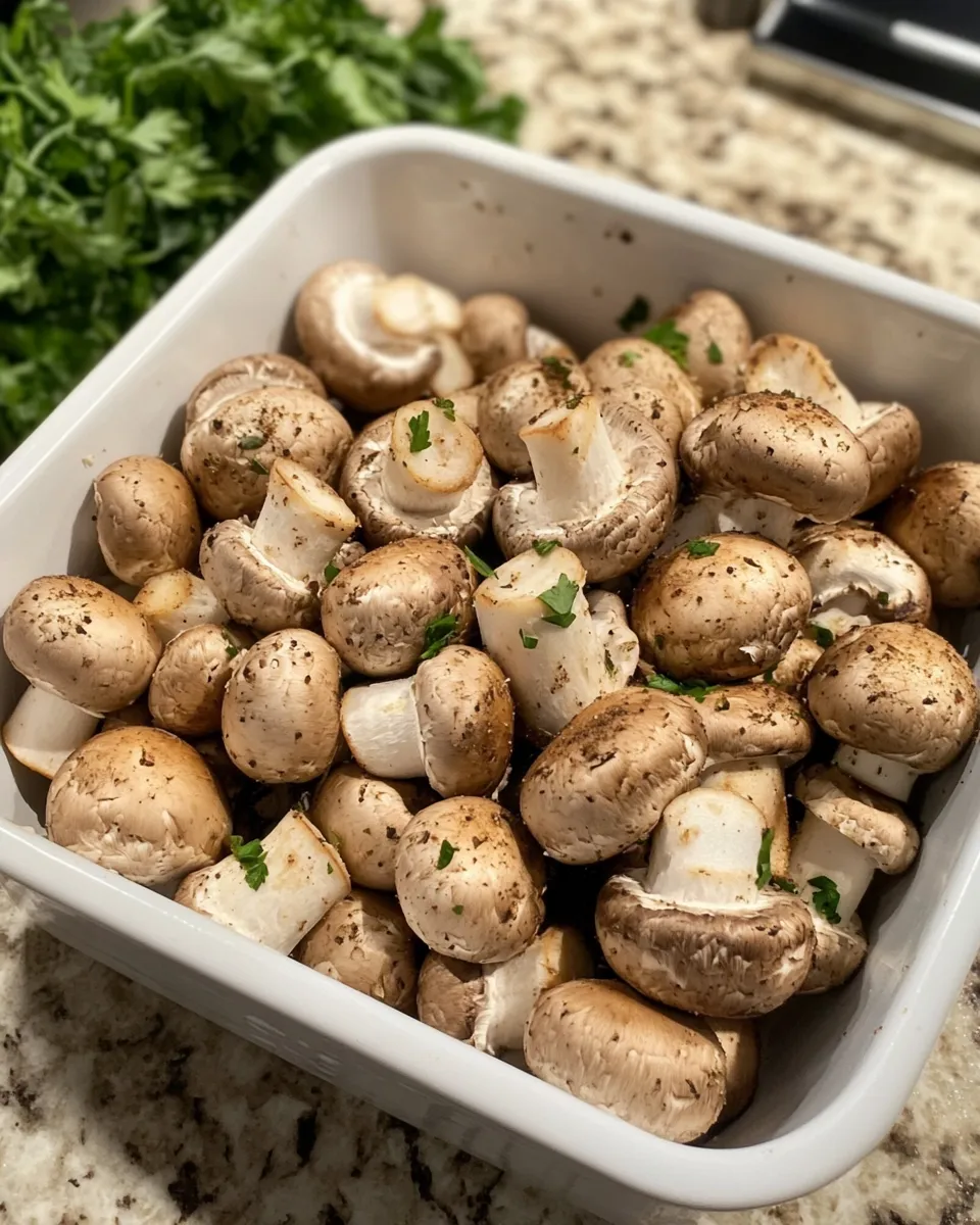 Ingredients for Crispy Delight: Air Fryer Ranch Mushrooms That Will Wow Your Taste Buds