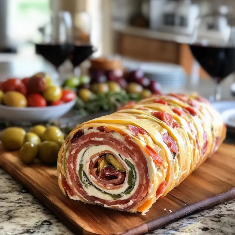 Photo of featured for Unwrap Flavor: The Irresistible Antipasto Cream Cheese Log Delight