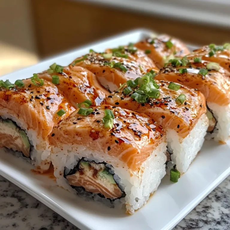 Photo of featured for Baked Salmon Sushi Delight: A Flavorful Twist on a Classic Favorite