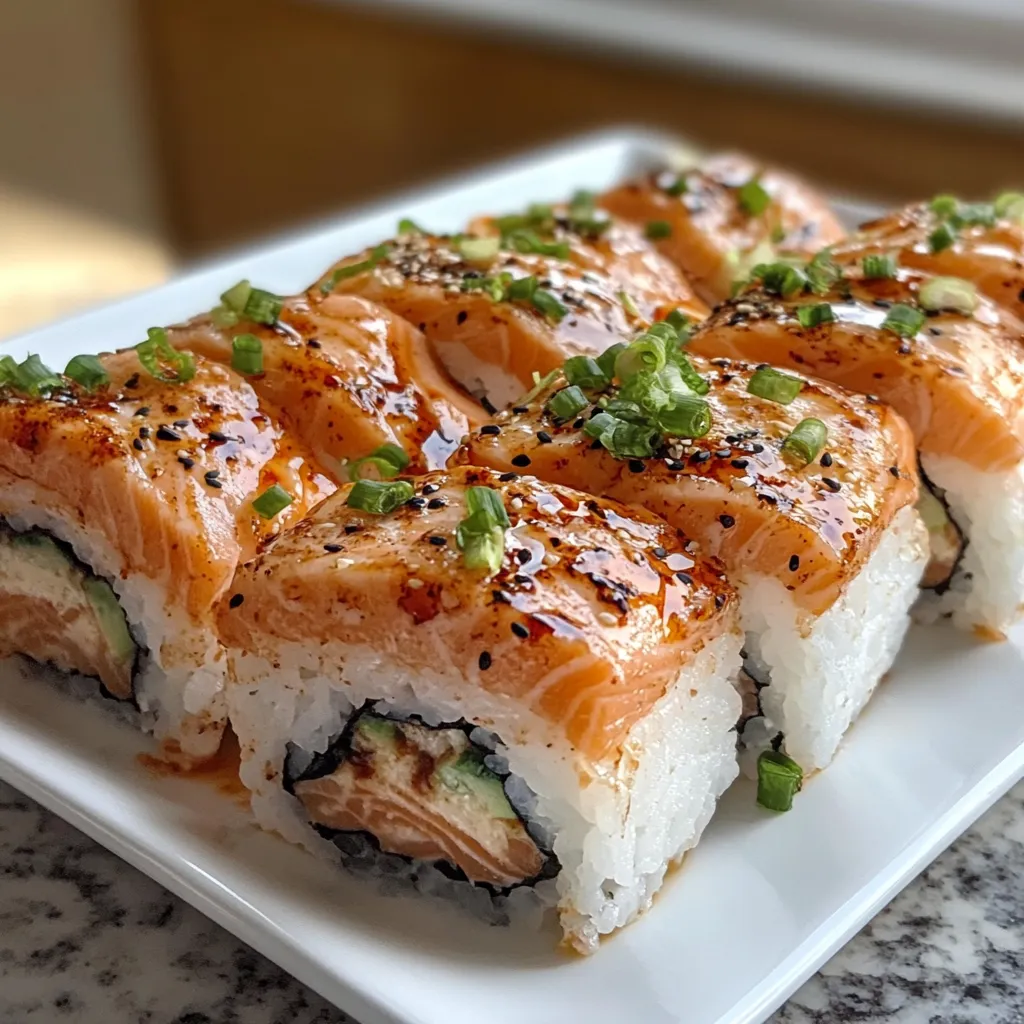 Photo of featured for Baked Salmon Sushi Delight: A Flavorful Twist on a Classic Favorite