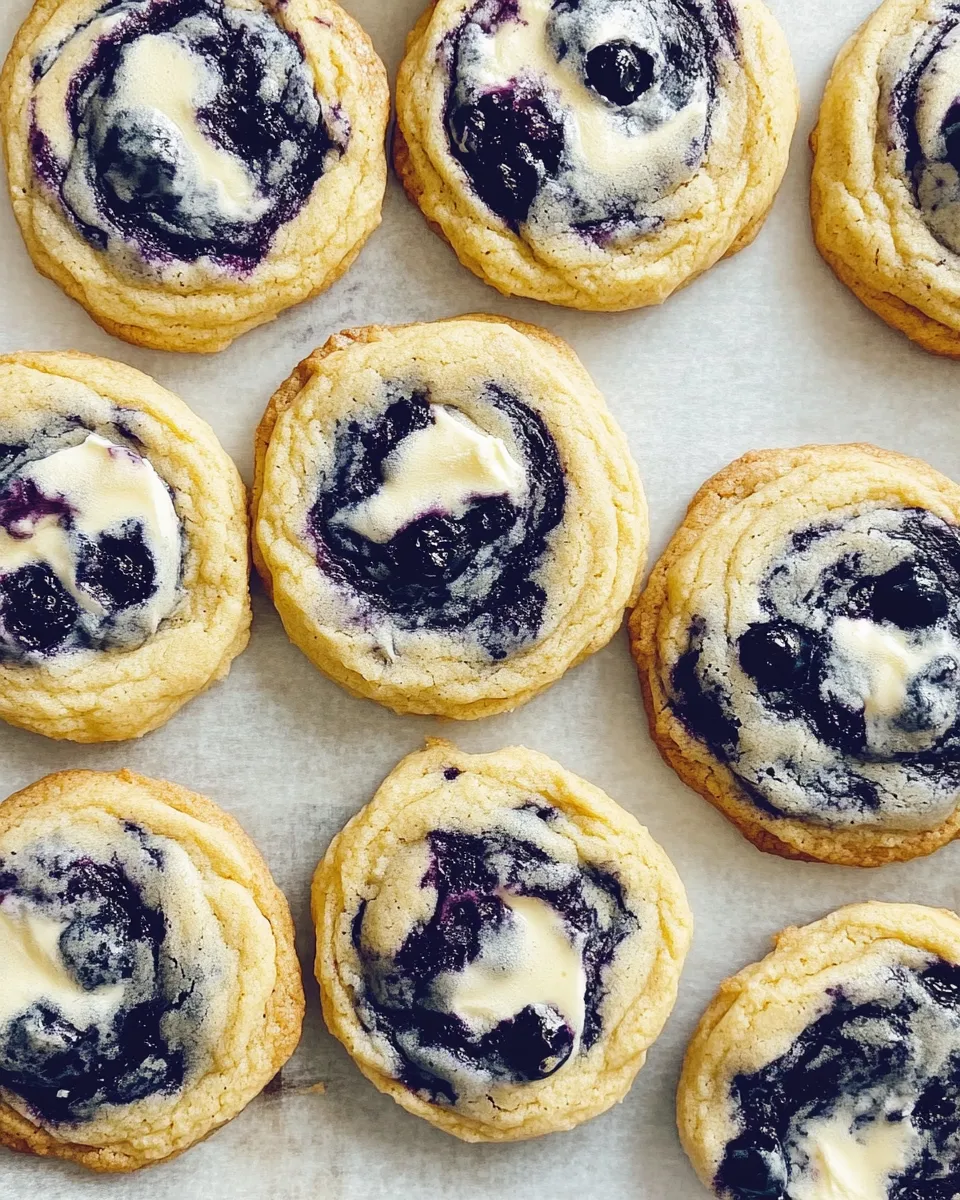 Ingredients for Indulge in Bliss: Blueberry Cheesecake Swirl Cookies You'll Adore