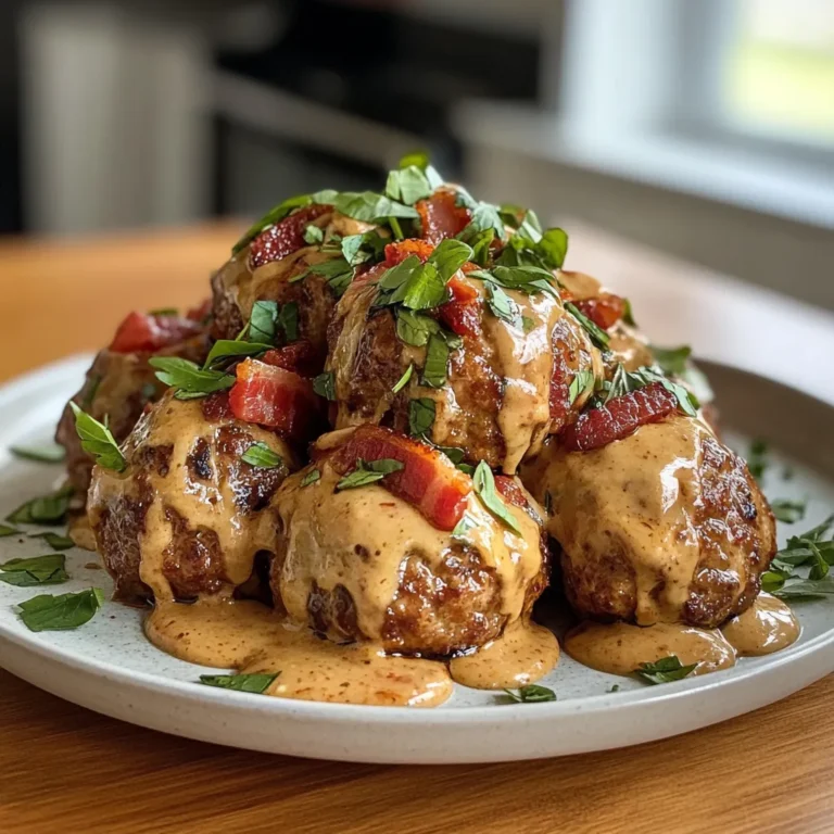 Photo of featured for Savor the Flavor: Irresistible Bourbon Bacon Cheeseburger Meatballs