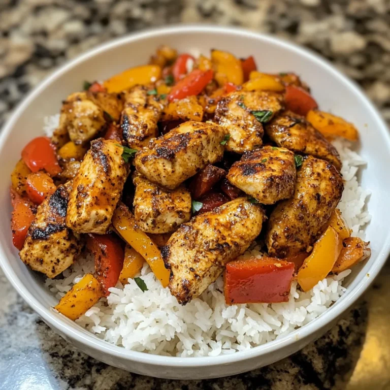 Photo of featured for Savor the Spice: Cajun Chicken with Sweet Bell Peppers Delight