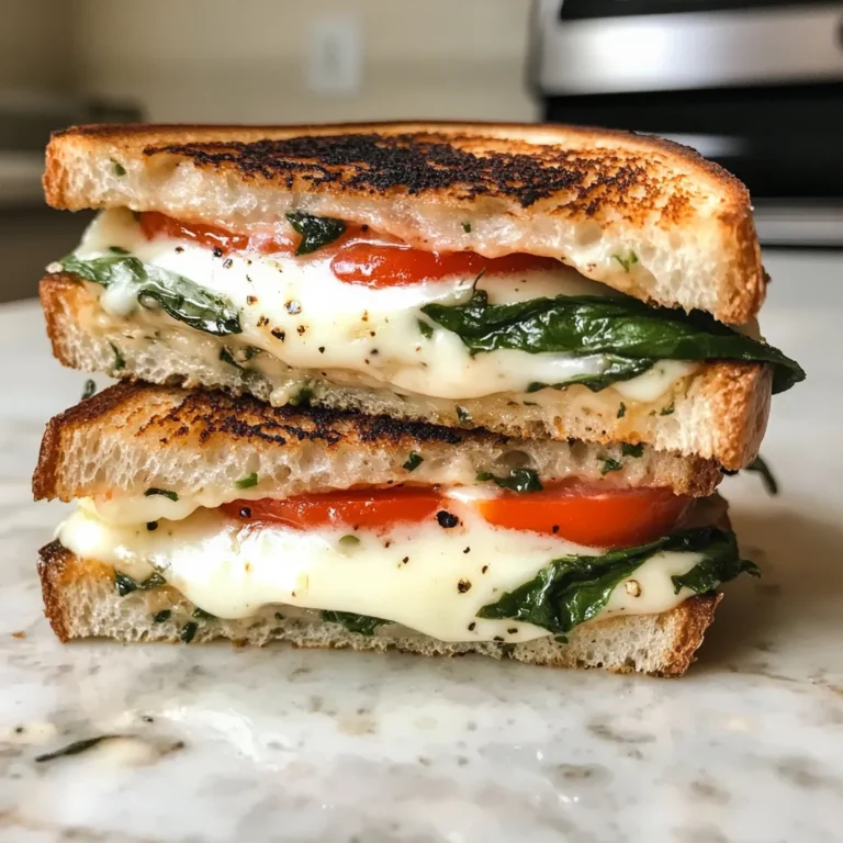 Photo of featured for Melted Bliss: The Ultimate Caprese Grilled Cheese Sandwich Delight