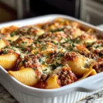 Photo of featured for Indulge in Cheesy Beef-Stuffed Shells with Ricotta Bliss