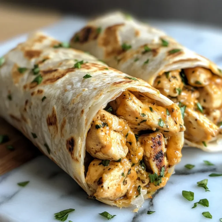 Photo of featured for Irresistibly Cheesy Garlic Chicken Wraps That Will Make Your Taste Buds Dance