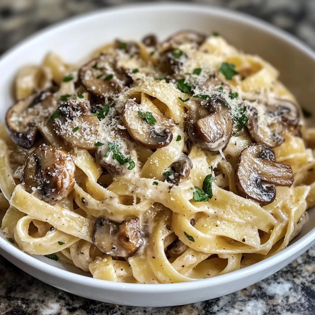 Photo of featured for Irresistibly Cheesy Mushroom Pasta: A Comfort Food Delight