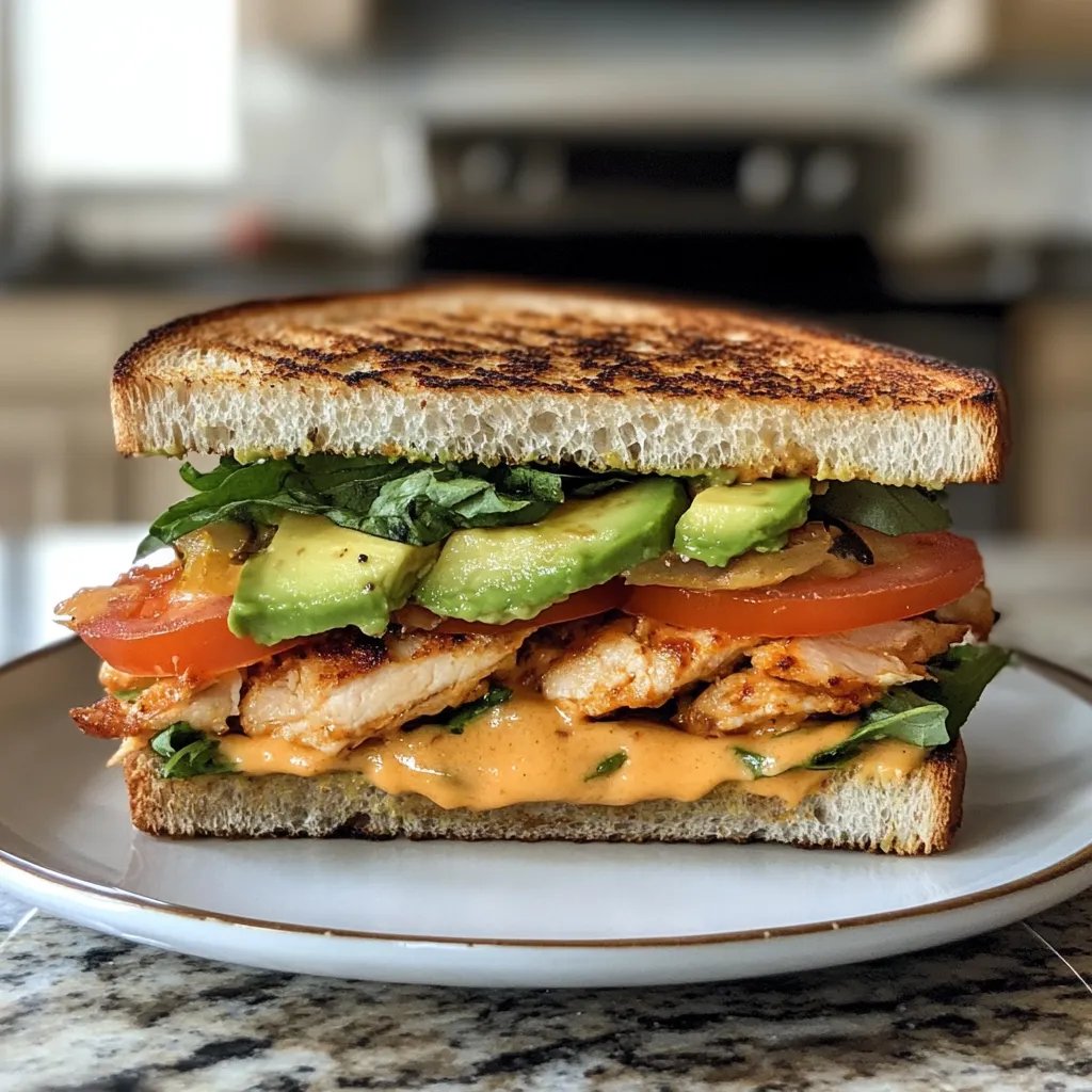 Photo of featured for Irresistibly Delicious: The Ultimate Chicken Avocado Melt Sandwich Recipe