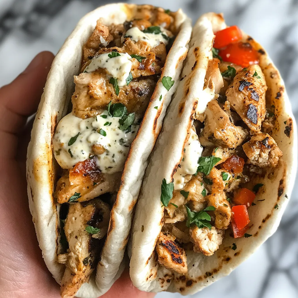 Photo of featured for Irresistible Chicken Shawarma with Creamy Garlic Sauce: A Flavor Explosion