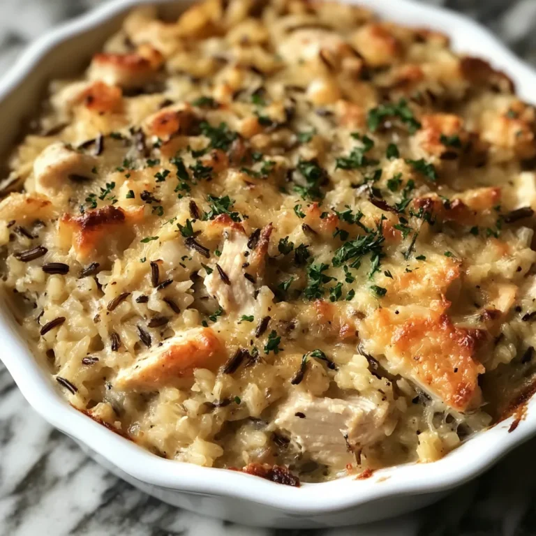 Photo of featured for Comfort in a Dish: Savory Chicken Wild Rice Casserole Delight
