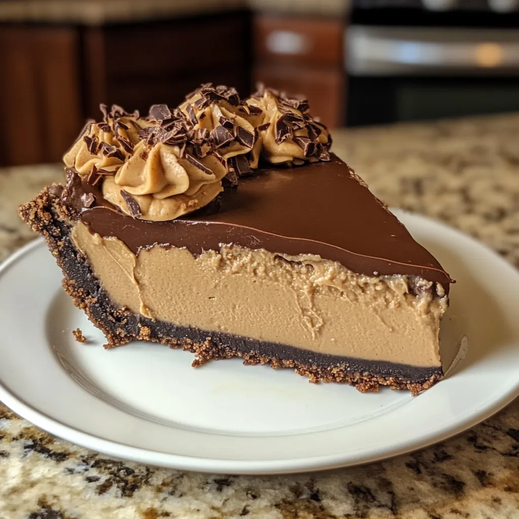 Photo of featured for Irresistibly Decadent Chocolate Peanut Butter Pie: A Slice of Heaven