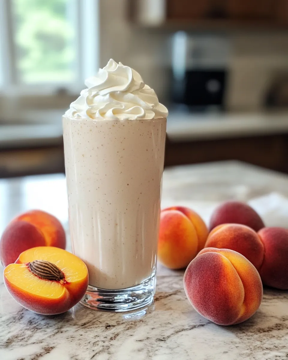 Ingredients for Savor the Summer: Homemade Copycat Chick-Fil-A Peach Milkshake Recipe