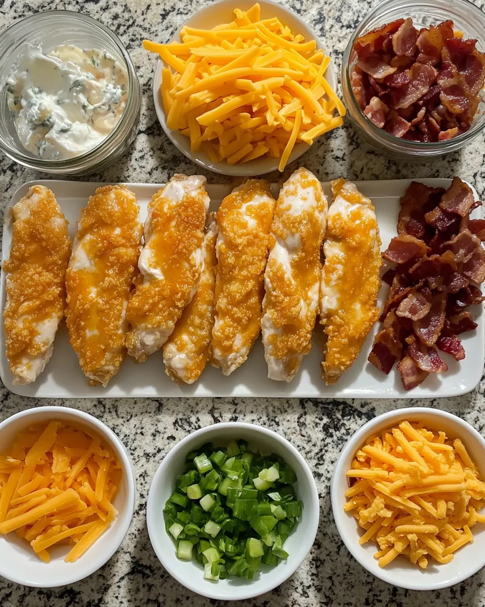 Ingredients for Irresistibly Delicious: The Ultimate Crack Chicken Tenders Recipe