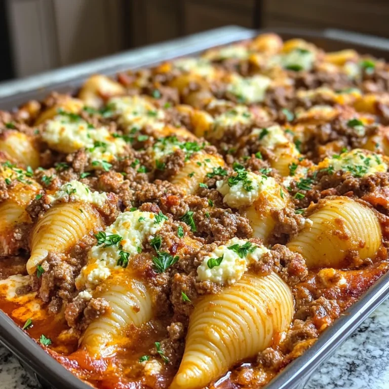 Photo of featured for Indulge in Creamy Beef and Ricotta Stuffed Shells: A Comfort Food Delight