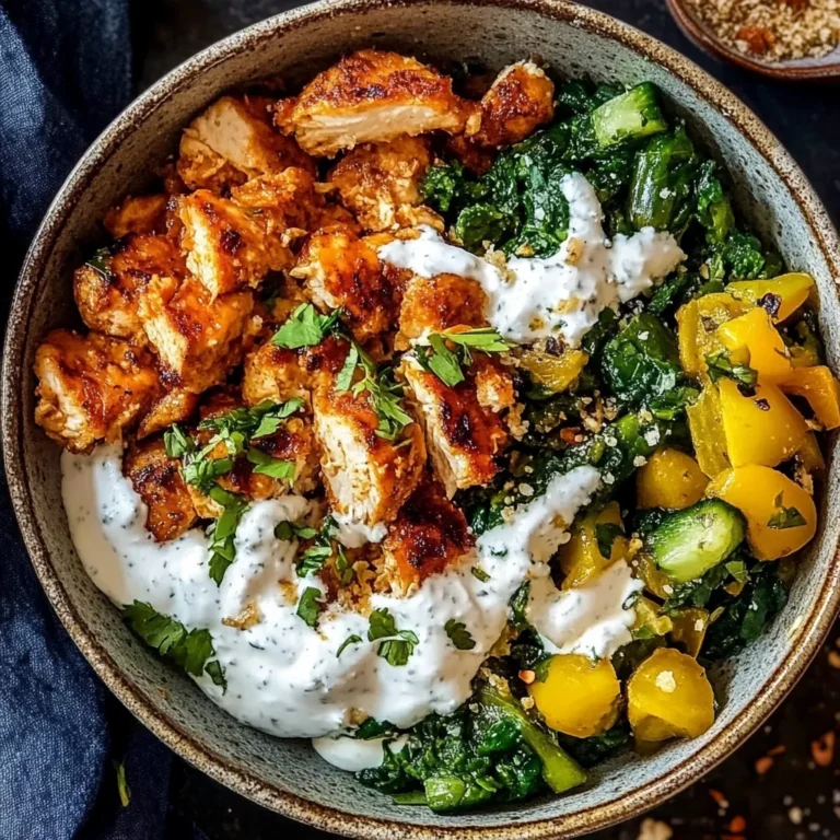 Photo of featured for Elevate Your Dinner Game with Creamy Chicken Bowls and Irresistible Feta Sauce