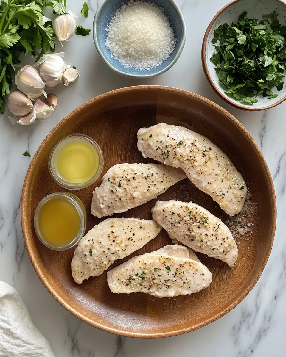 Ingredients for Irresistibly Delicious Creamy Garlic Parmesan Chicken Recipe You Need to Try