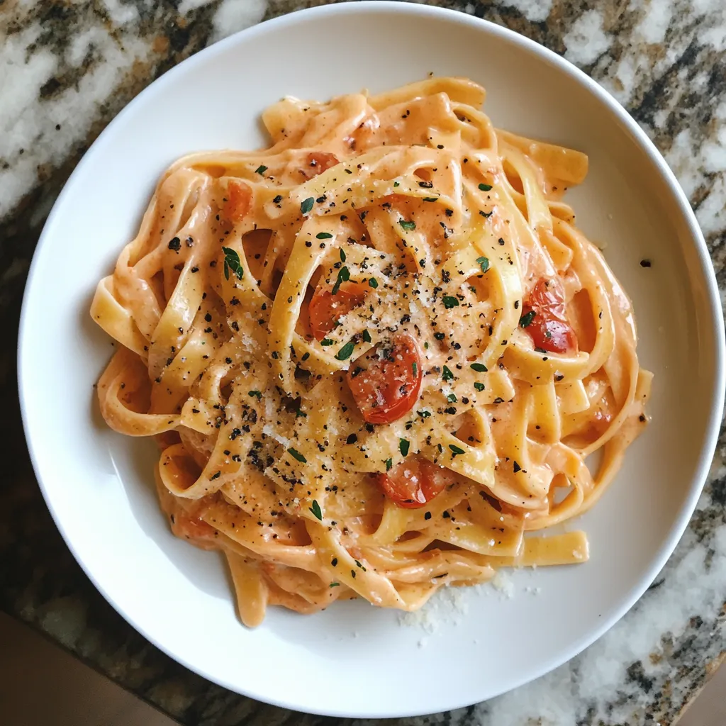 Photo of featured for Indulge in Comfort: Creamy Garlic Tomato Pasta That Will Wow Your Taste Buds
