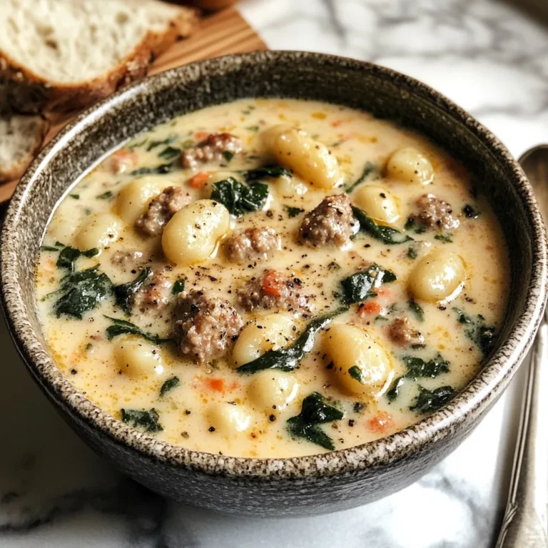 Photo of featured for Indulge in Comfort: Creamy Italian Sausage Gnocchi Soup That Warms the Soul