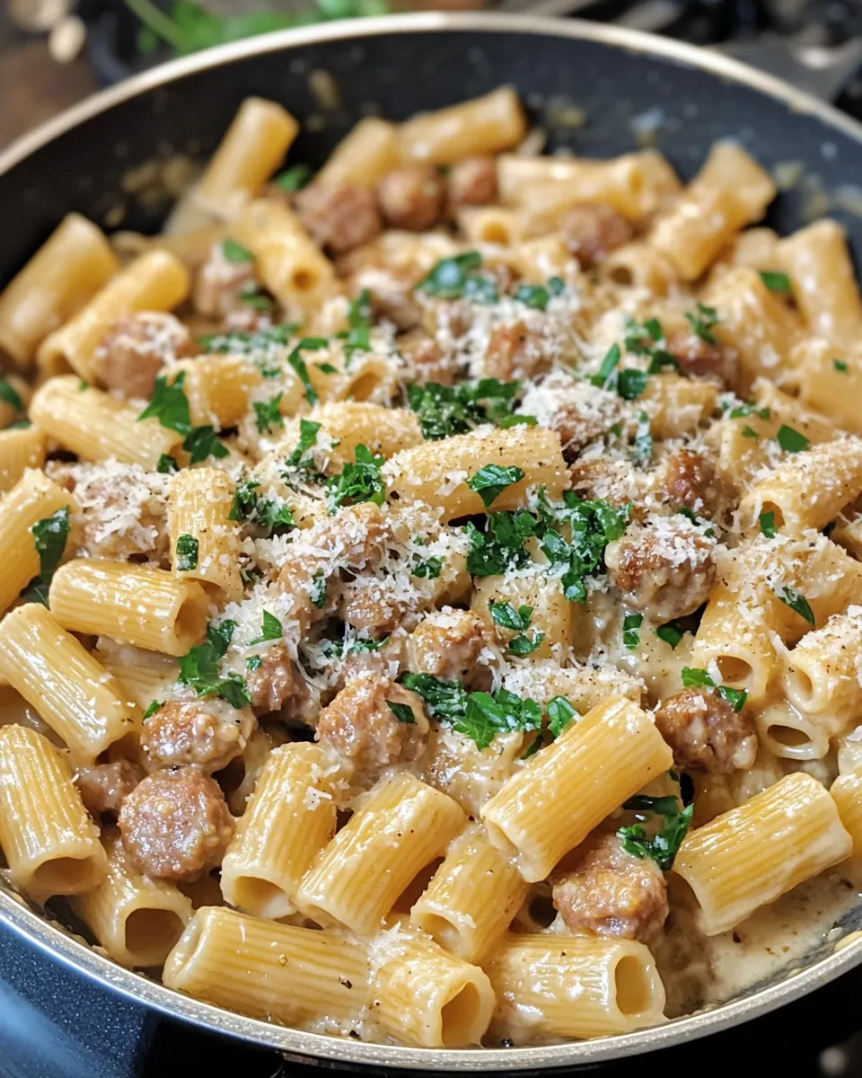 Ingredients for Decadent Creamy Italian Sausage Rigatoni That Will Steal Your Heart
