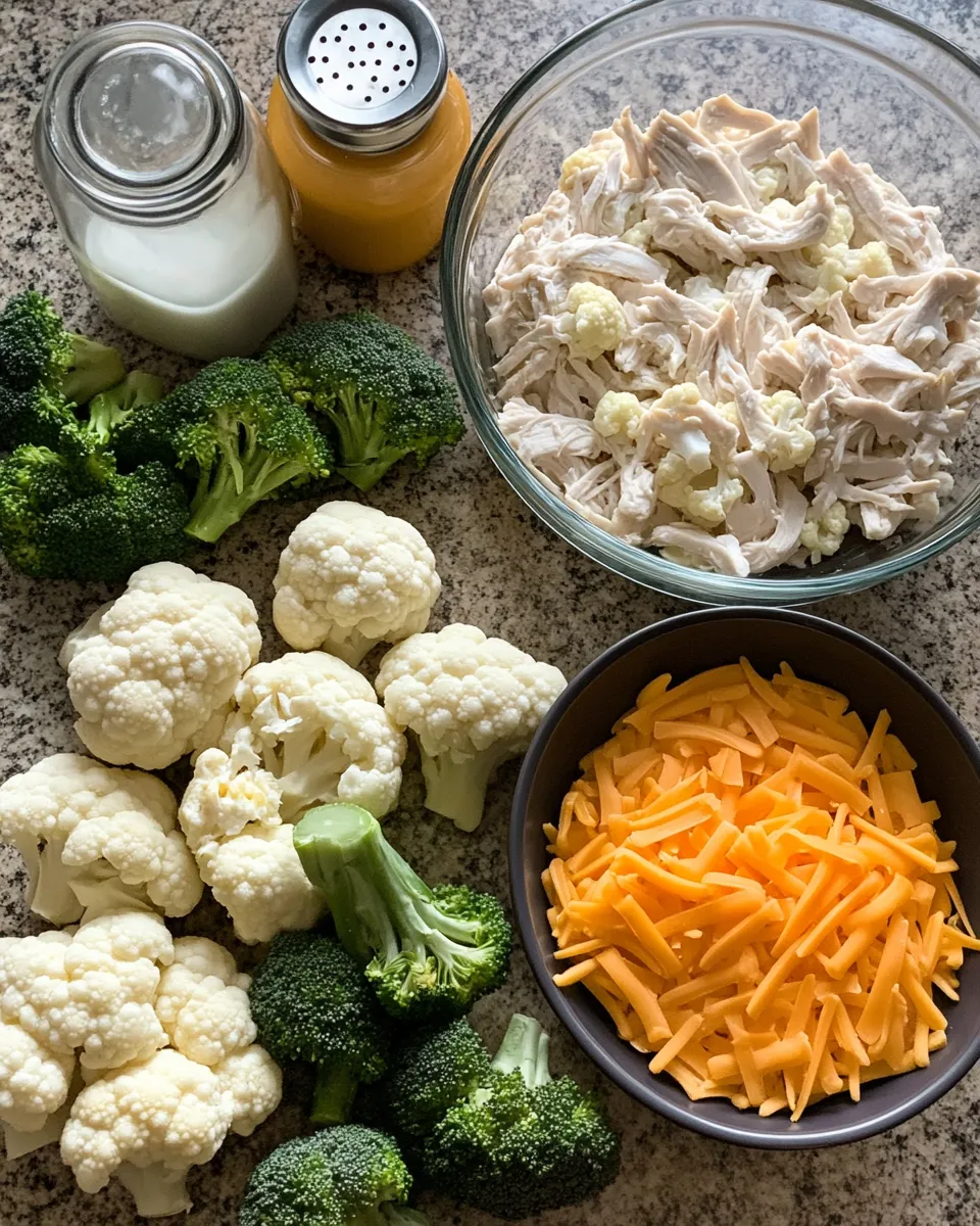 Ingredients for Indulge Guilt-Free: Creamy Low Carb Chicken Casserole Delight
