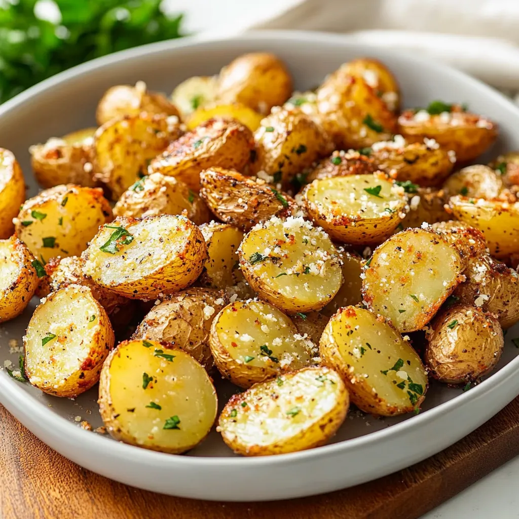 Photo of featured for Irresistibly Crunchy: The Ultimate Crispy Garlic Butter Potatoes Recipe