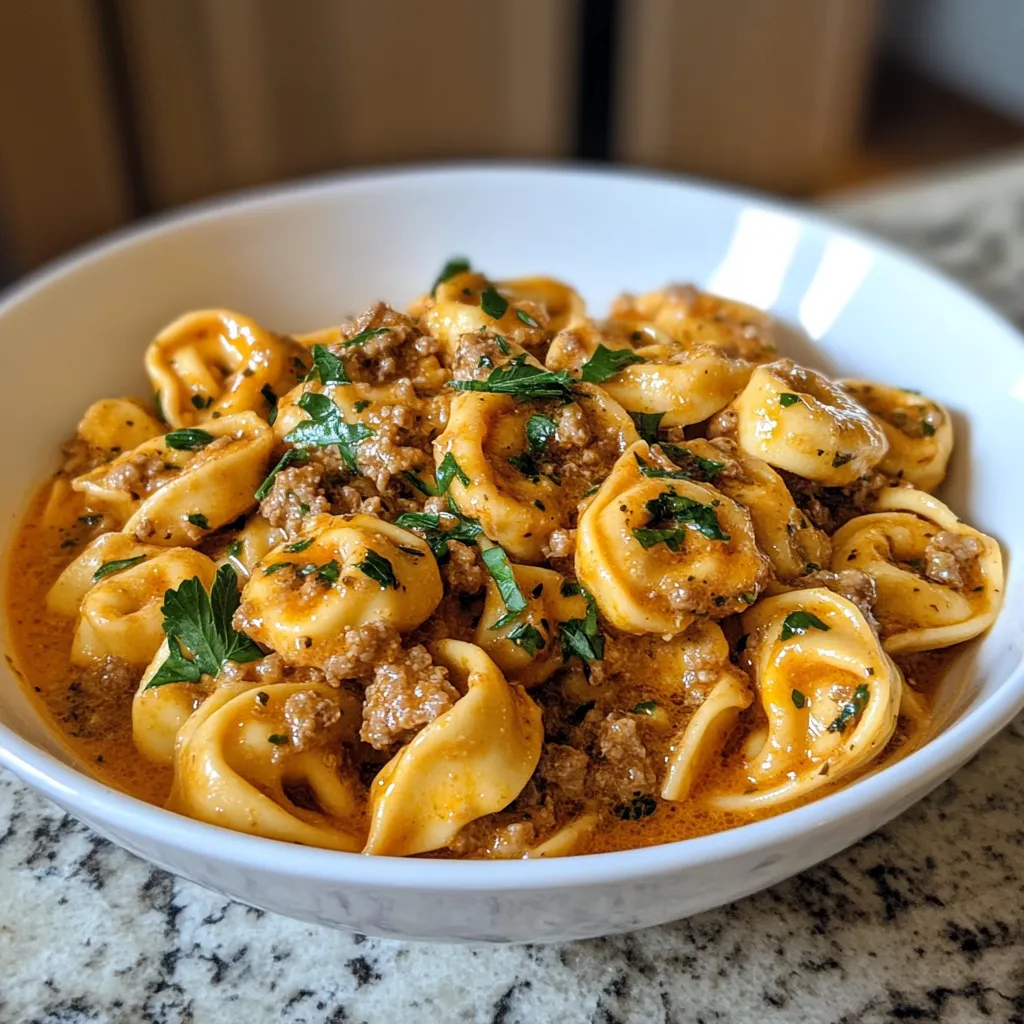 Photo of featured for Slow-Cooked Delight: Savory Crockpot Cheese Tortellini and Sausage Magic