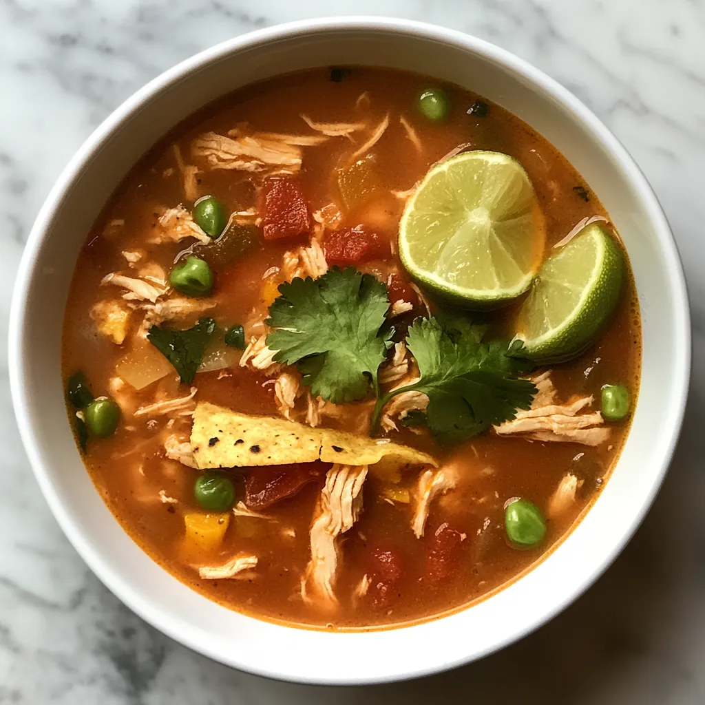 Photo of featured for Warm Up with a Hearty Bowl of Crockpot Chicken Tortilla Soup