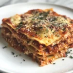 Photo of featured for Irresistibly Easy Crockpot Ravioli Lasagna for Busy Weeknights
