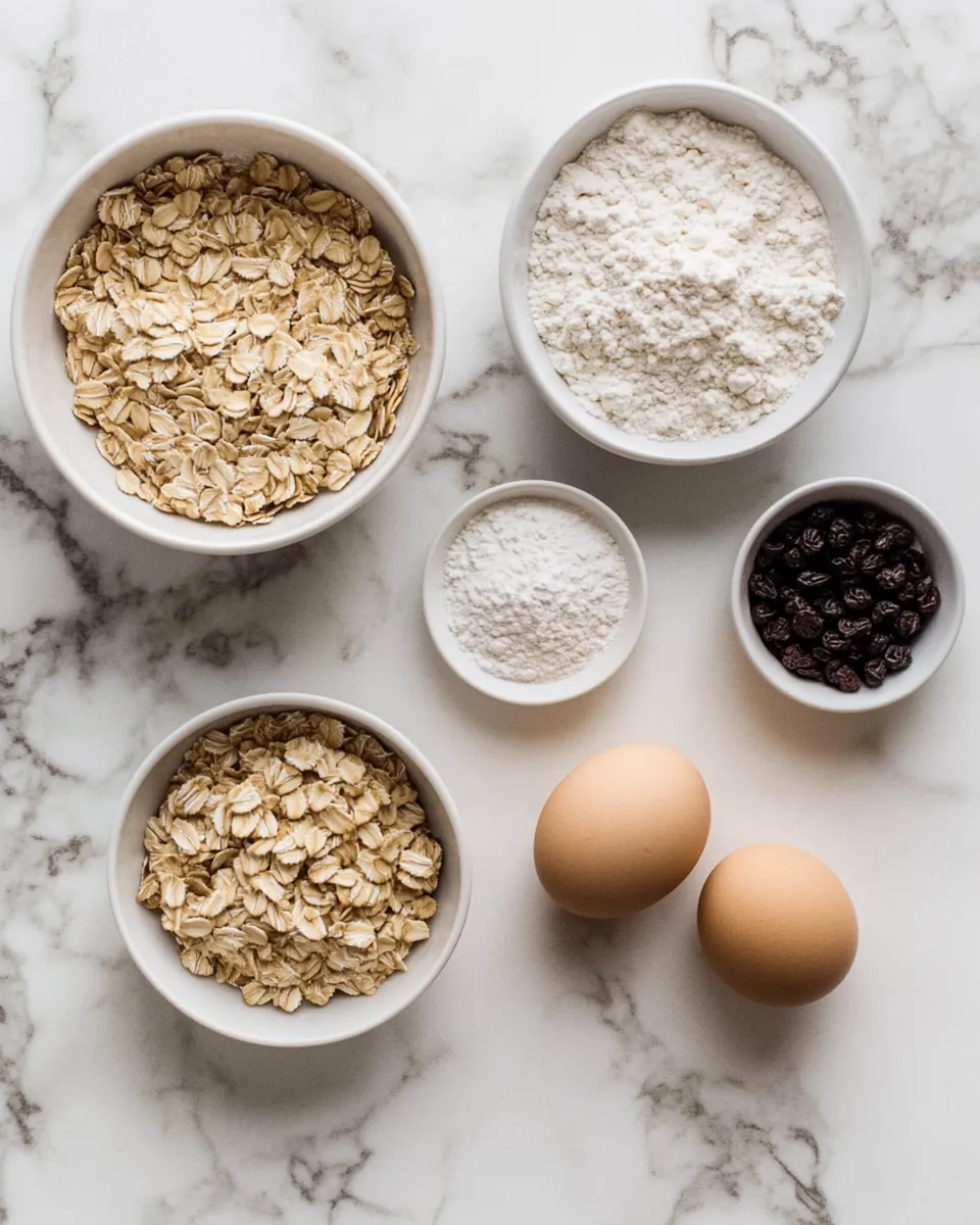 Ingredients for Indulge in Crumbl Iced Oatmeal Cookies: A Sweet Twist on a Classic Treat
