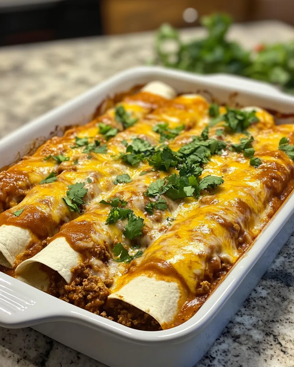 Ingredients for Savor the Flavor: Easy Cheesy Ground Beef Enchiladas Made Simple