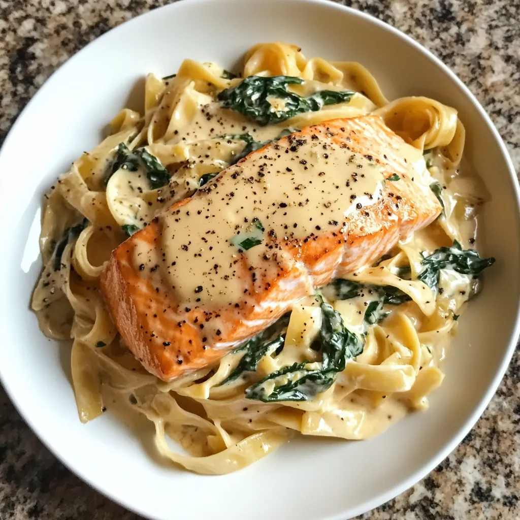 Photo of featured for Deliciously Simple: Easy Creamy Salmon Florentine in Under 30 Minutes