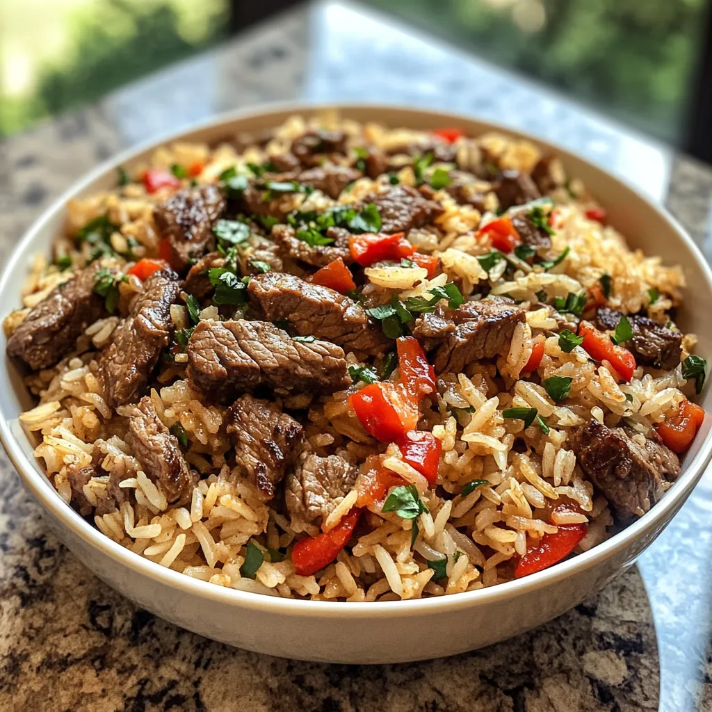 Photo of featured for Savor the Flavor: Quick and Easy Steak Dirty Rice Recipe