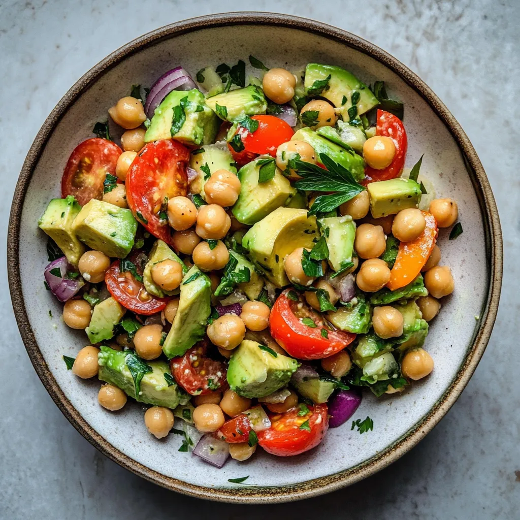Photo of featured for Vibrant Fresh Chickpea Avocado Salad: A Wholesome Delight for Every Palate