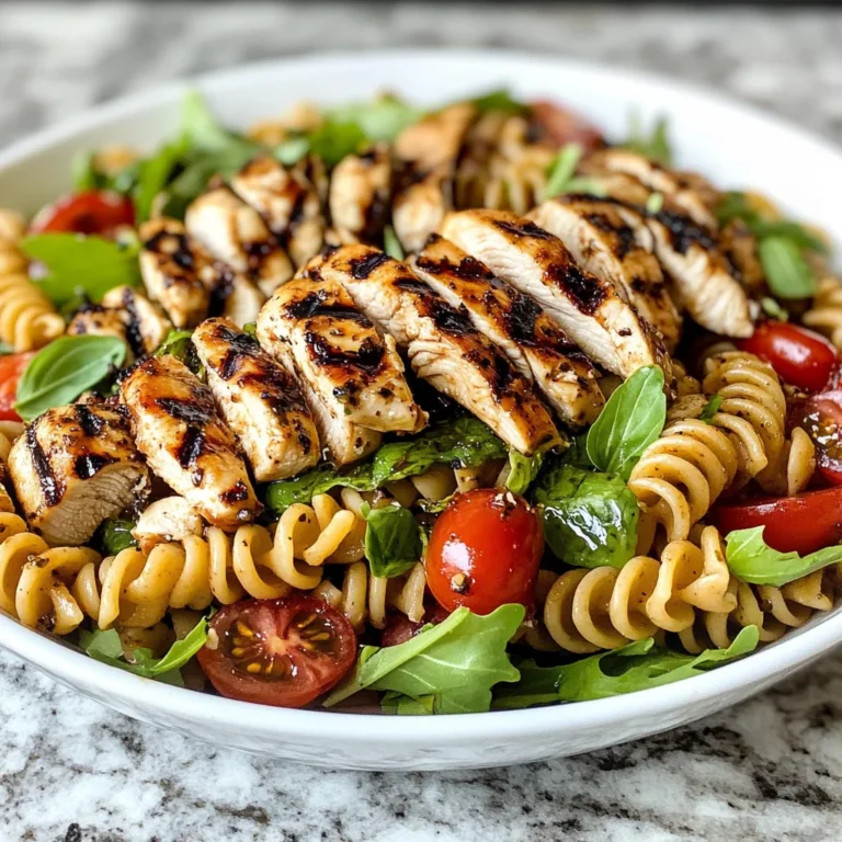Photo of featured for Savor the Flavor: Grilled Chicken Pasta Salad with Balsamic Vinaigrette Delight
