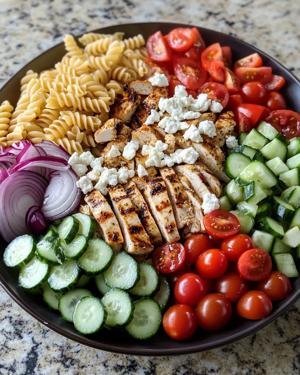 Ingredients for Savor the Flavor: Grilled Chicken Pasta Salad with Balsamic Vinaigrette Delight