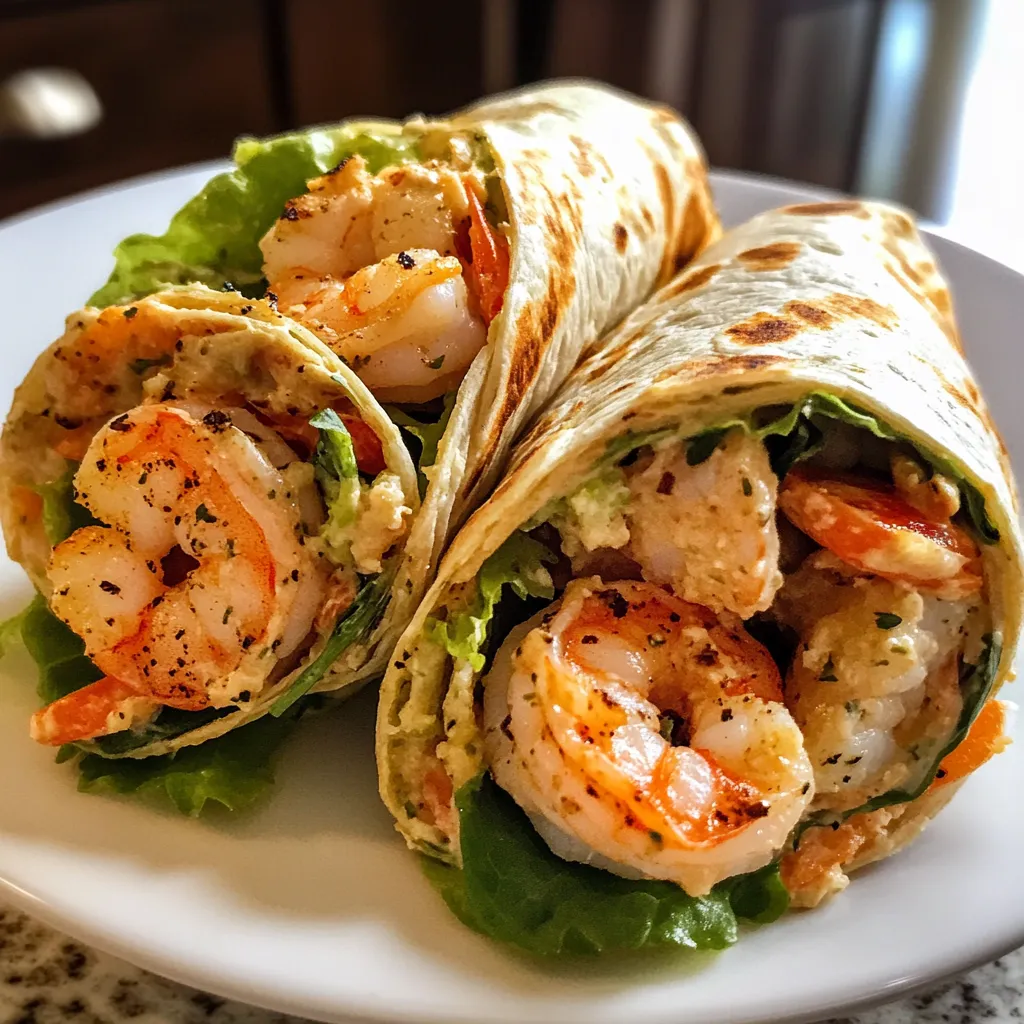Photo of featured for Savor the Sea: Delightful Grilled Shrimp Crab Caesar Wraps